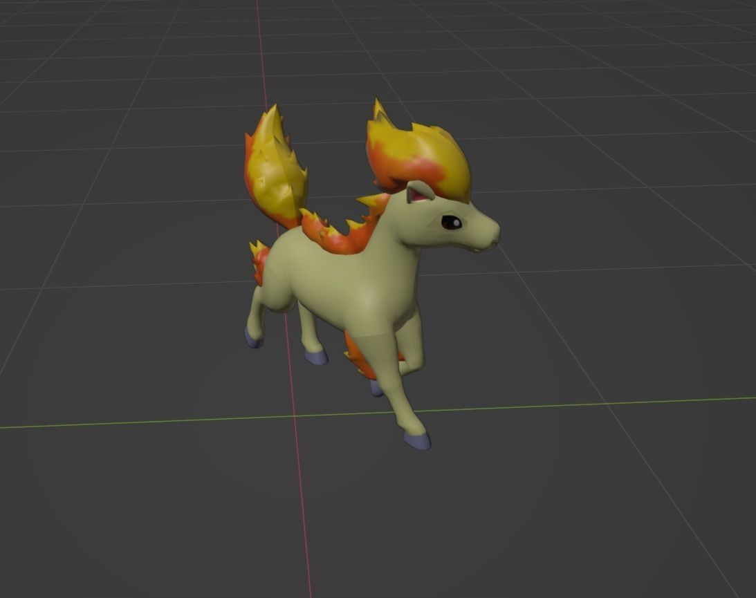 Ponyta and Rapidash 3D print model_2