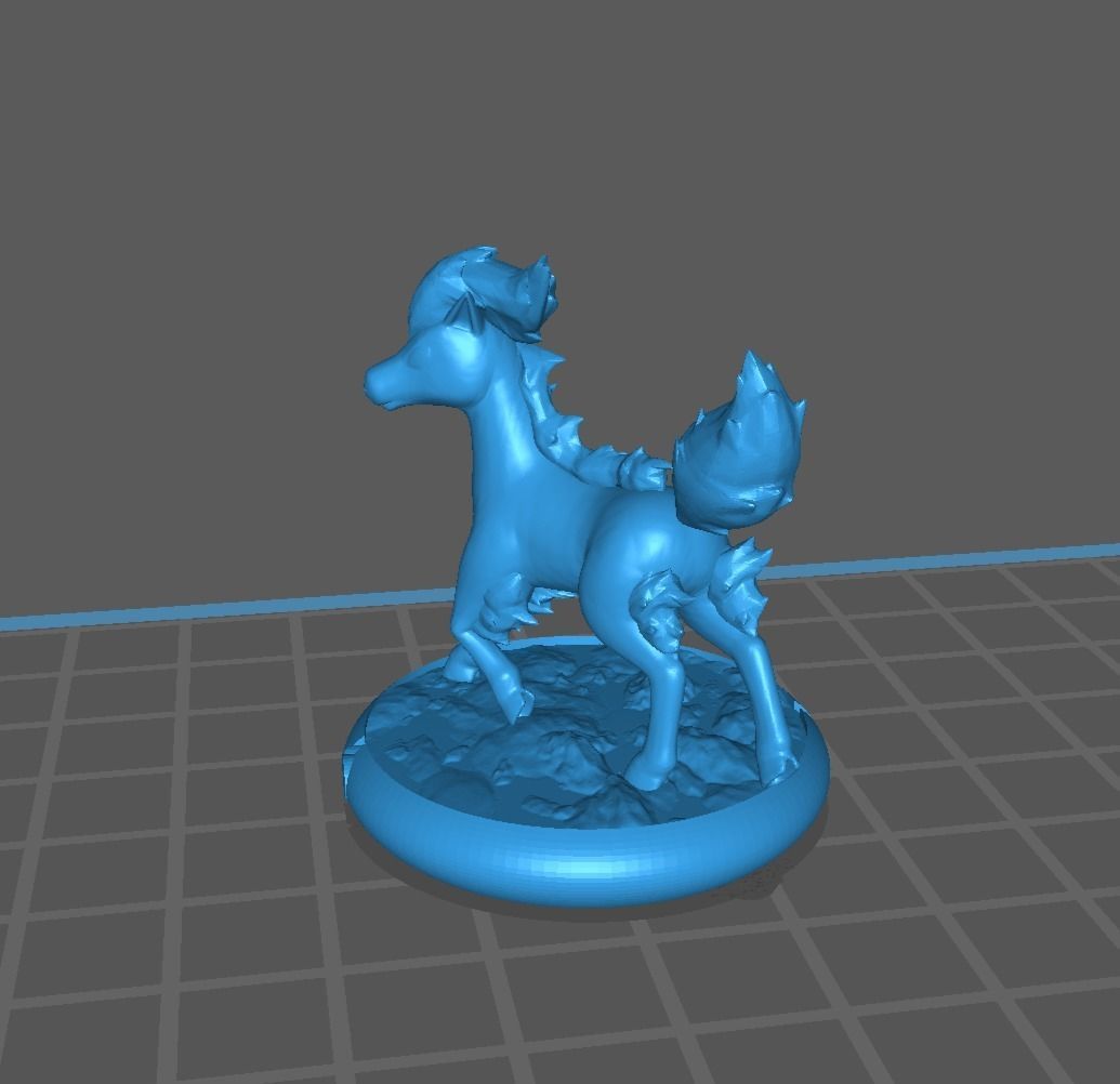 Ponyta and Rapidash 3D print model_6