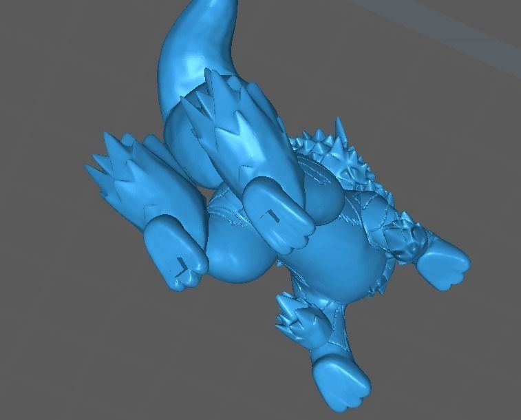 Growlithe and Arcanine 3D print model_20