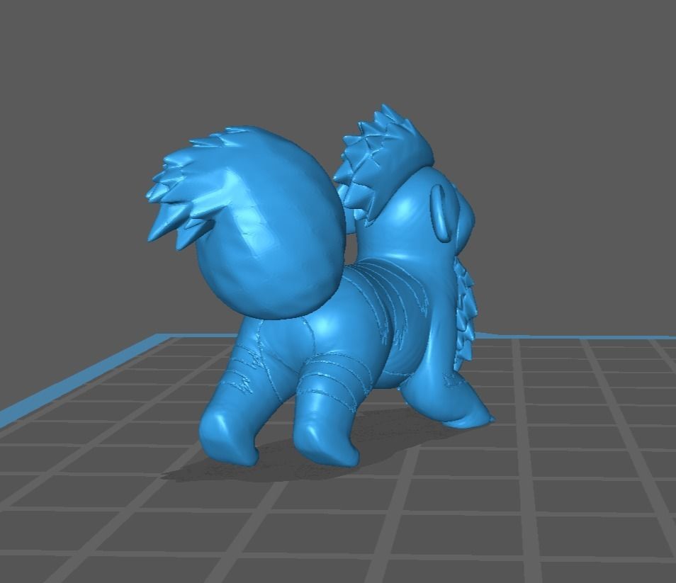 Growlithe and Arcanine 3D print model_14