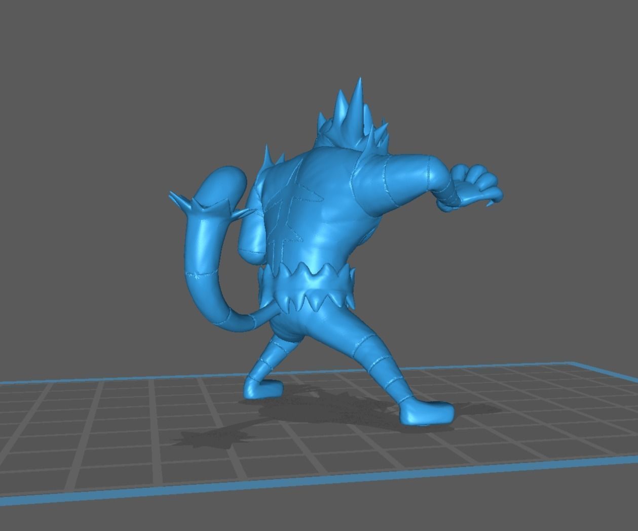 Litten Torracat and Incineroar 3D print model_30