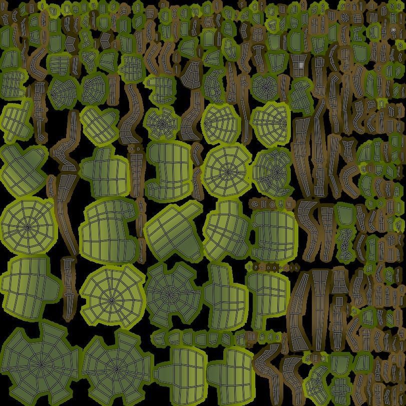 Stylized Tree Asset Pack Low-poly 3D model_8