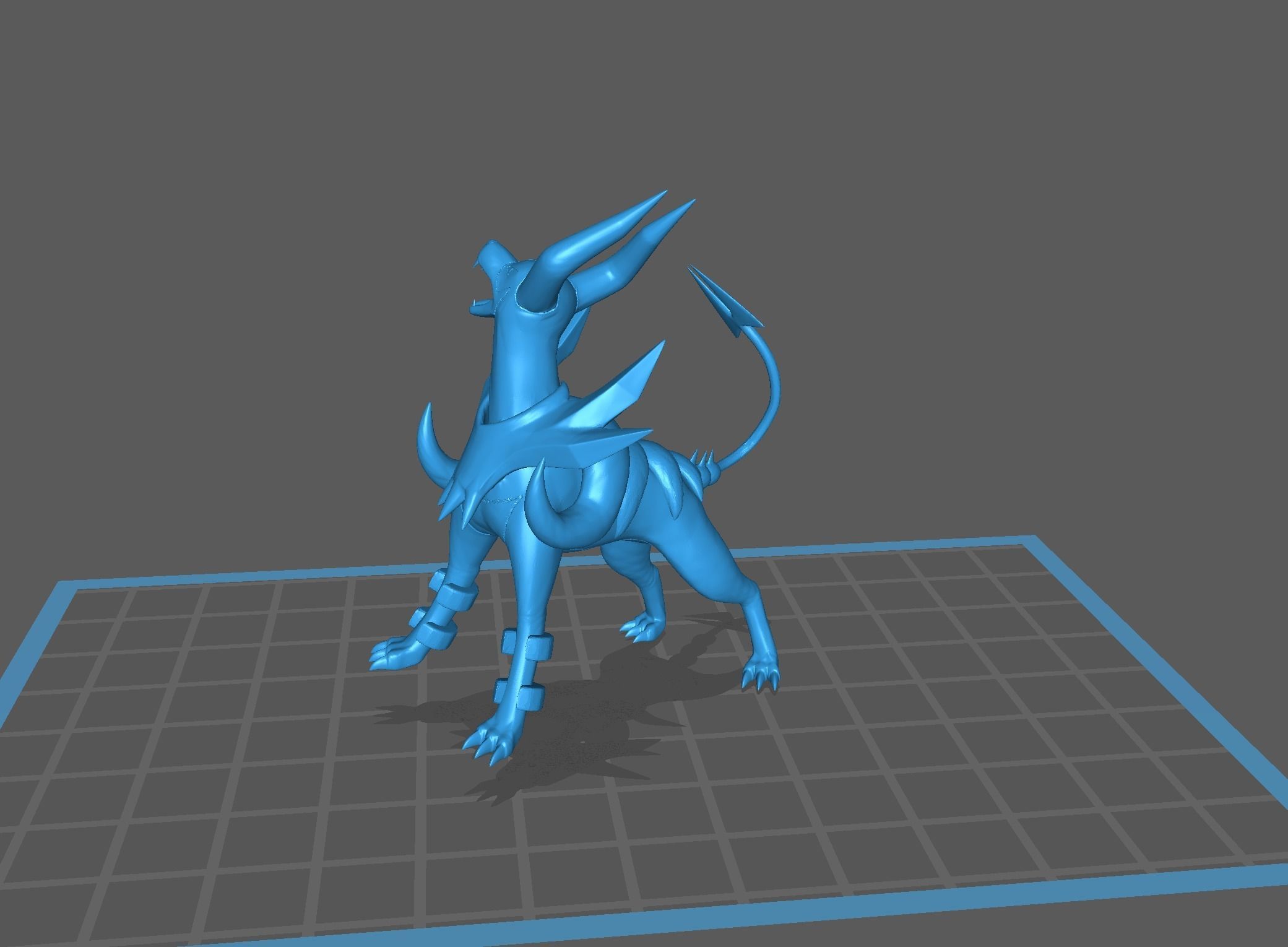 Houndour Houndoom and mega Houndoom 3D print model_27