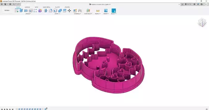 Easter cookie cutter chicken in an egg 3D print model