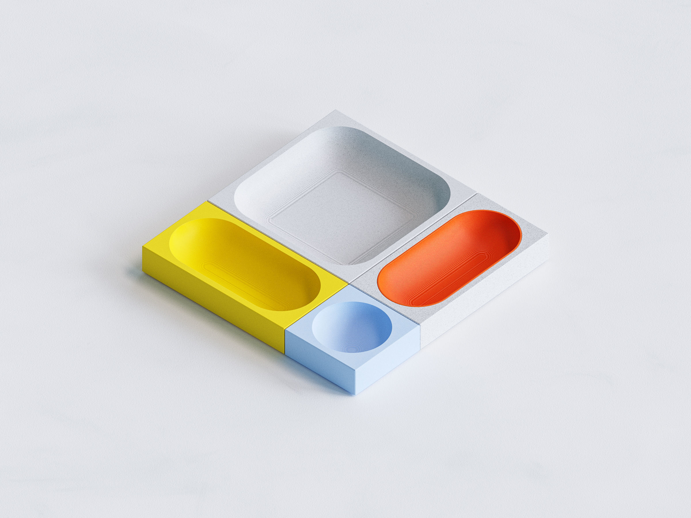 Bauhaus Tray 3D print model_3