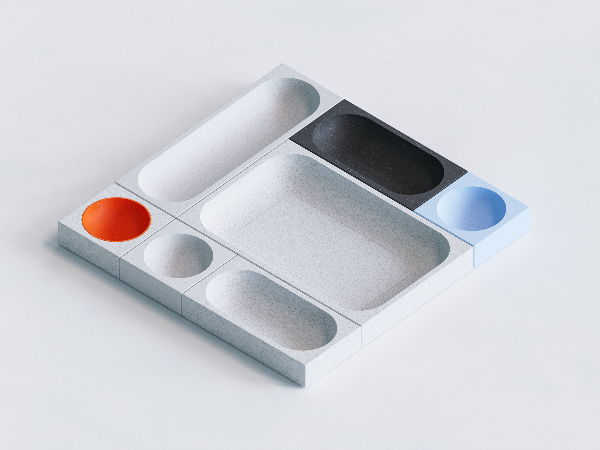 Bauhaus Tray 3D print model_2