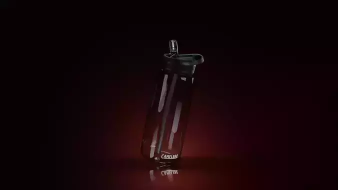 CamelBak Bottle Realistic 3D model with studio rendering