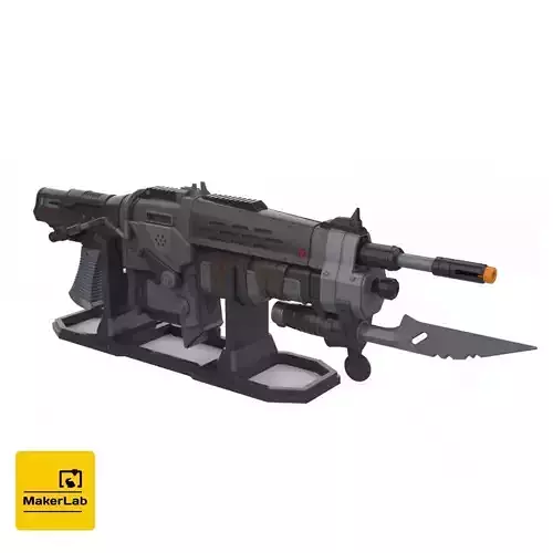 Retro Lancer - Gears of War - Commercial - Printable STL  3D print model