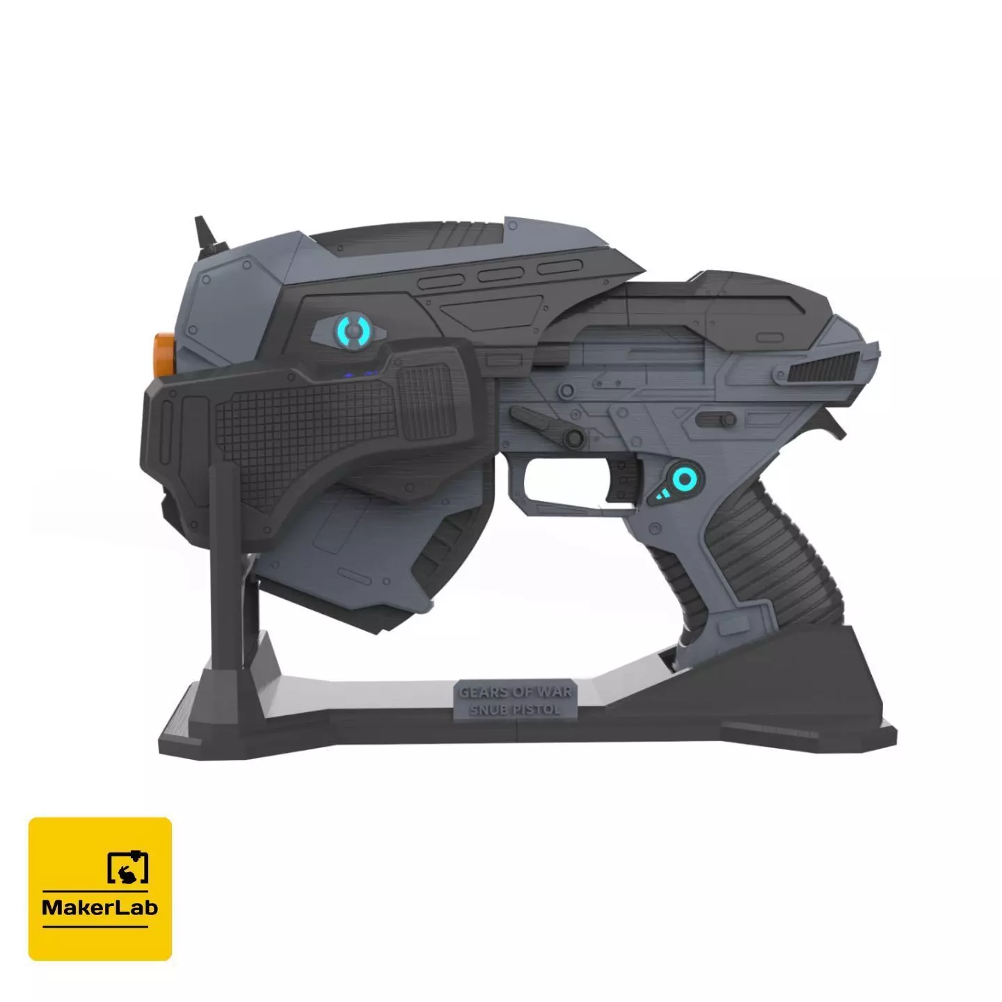 Snub Blaster - Gears of War - Commercial - Printable STL 3D print model
