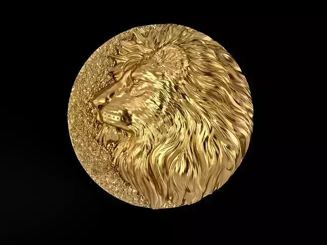 lion head 3D print model
