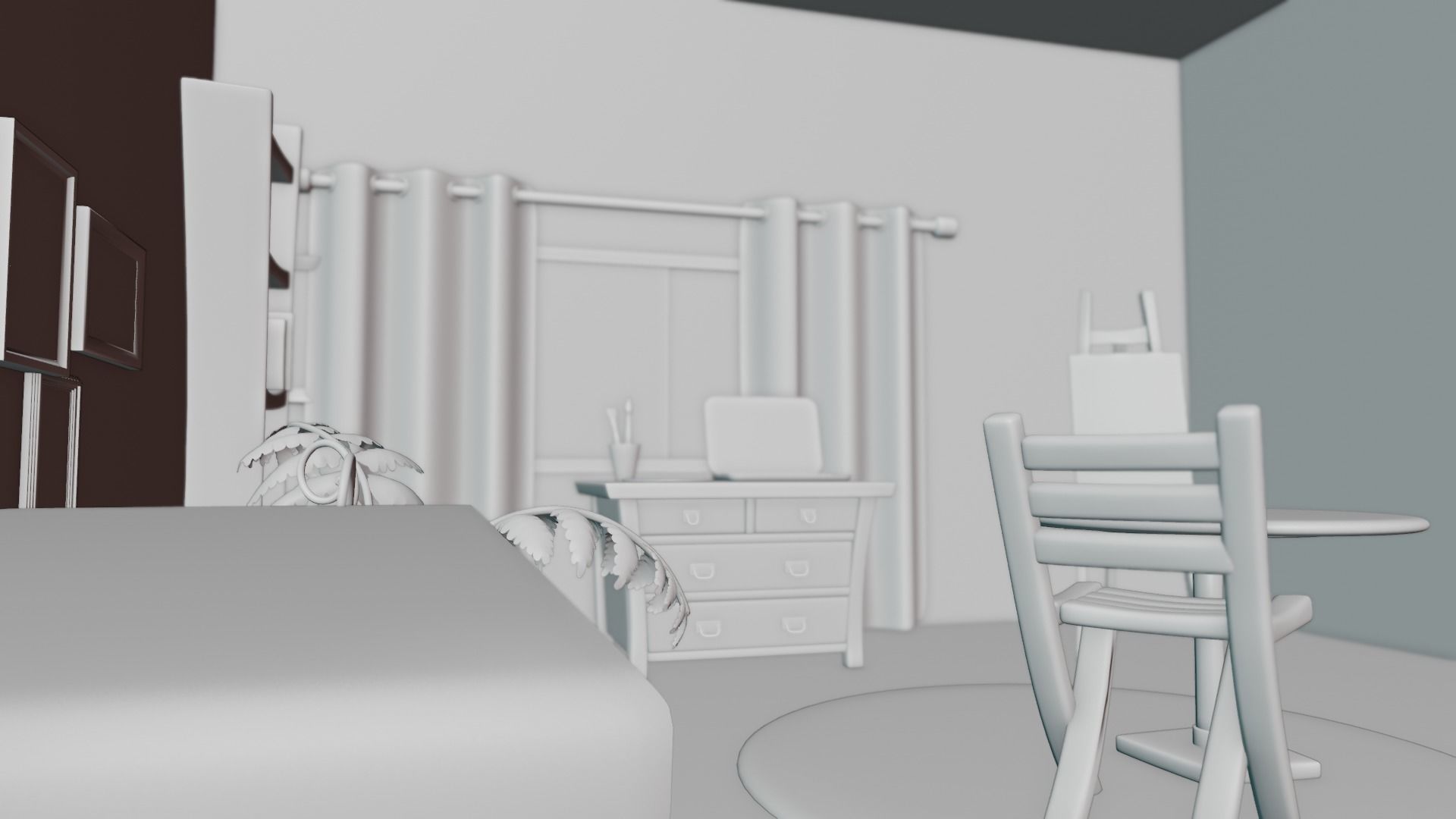 House Interior 3D Model Low-poly 3D model_5