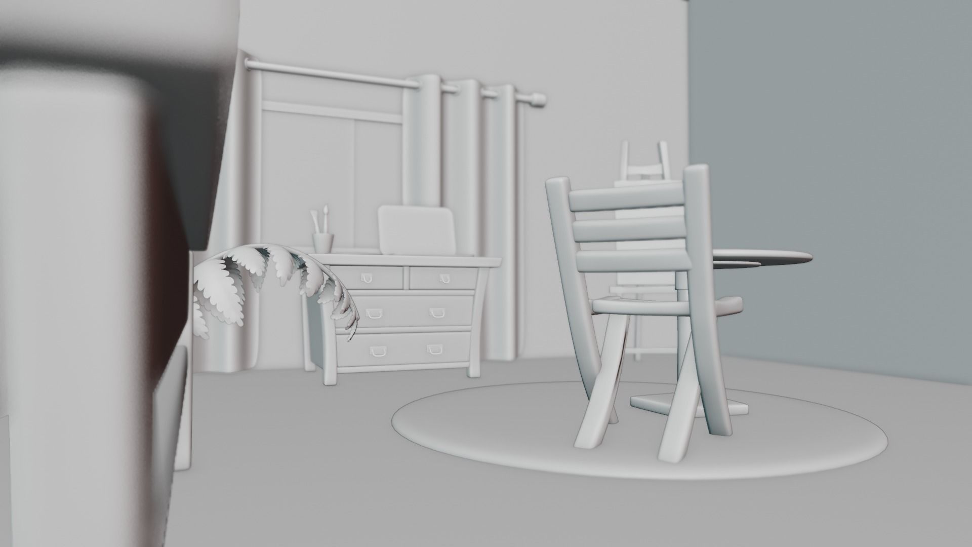 House Interior 3D Model Low-poly 3D model_6
