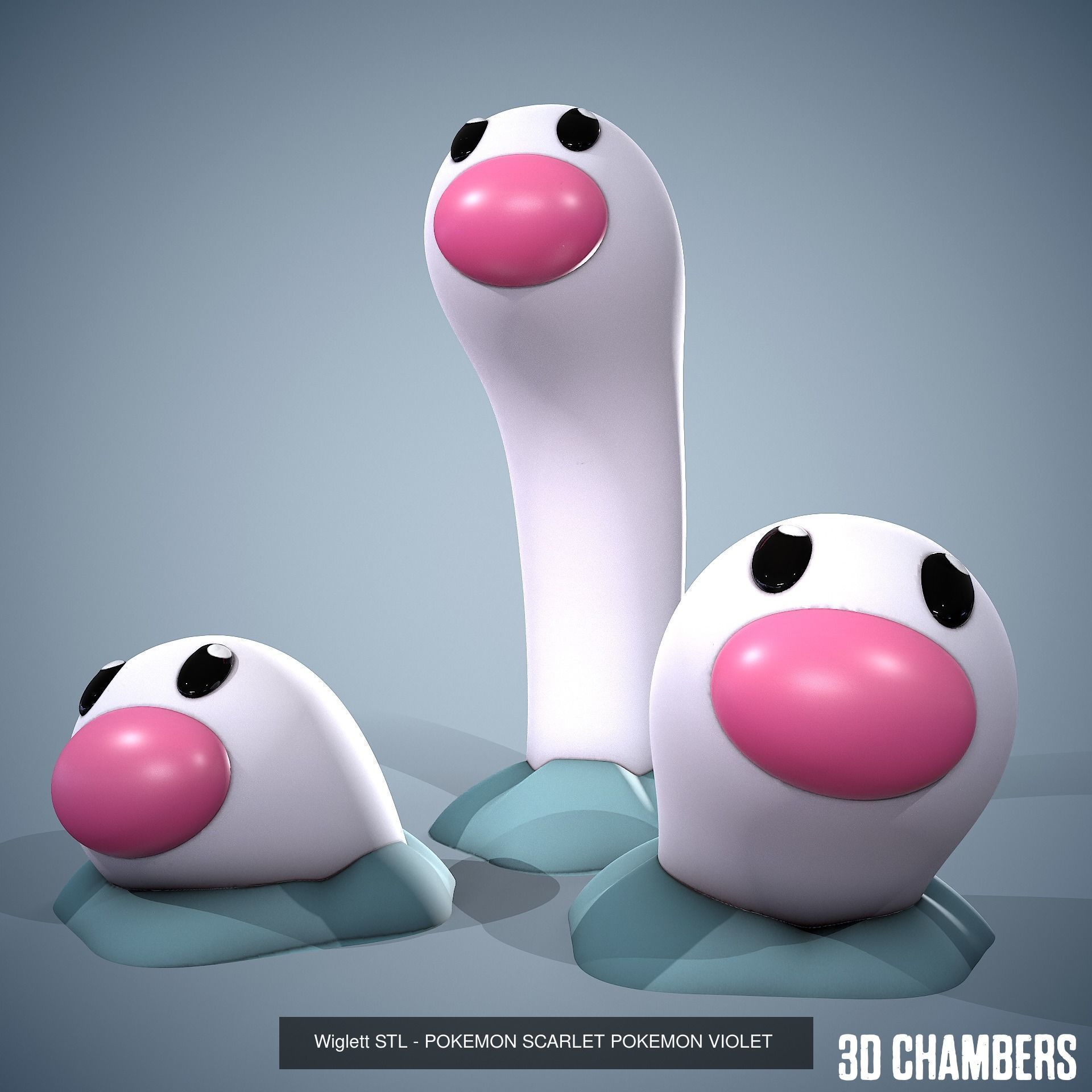 Pokemon 3D models for 3D printing 3D Model Collection_9