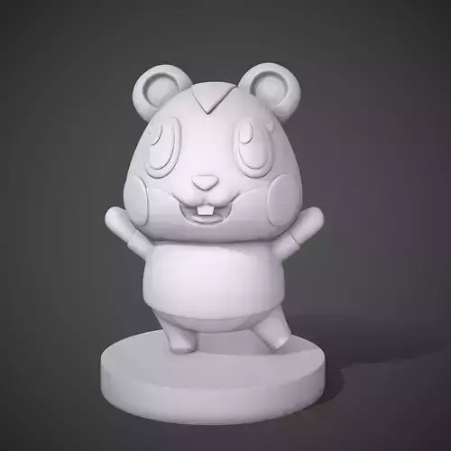APPLE - ROSI - ANIMAL CROSSING HAMSTER 3D print model