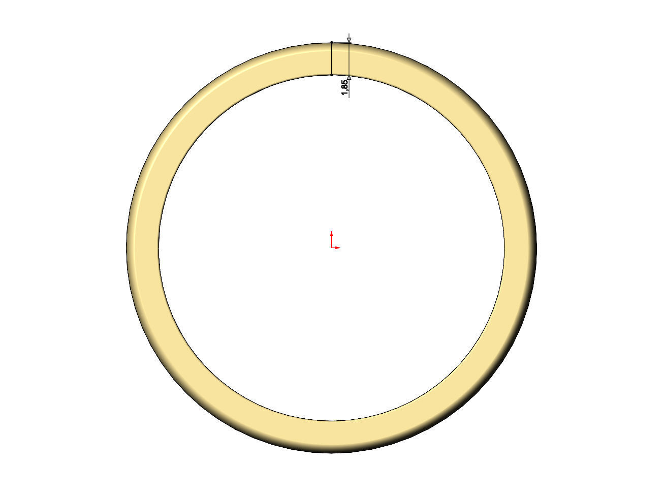 Overlapping celtic arch band US size 7to10 3D print model_6