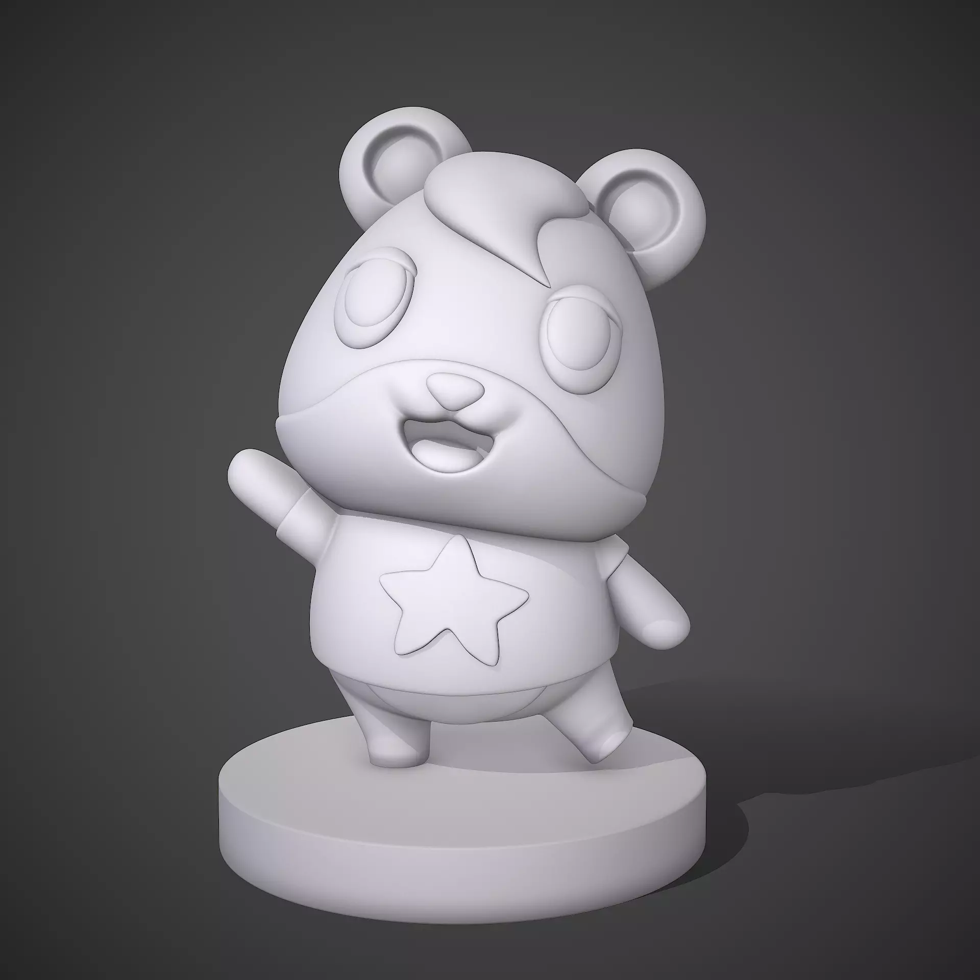 HAMLET - BOMBO - ANIMAL CROSSING HAMSTER 3D print model