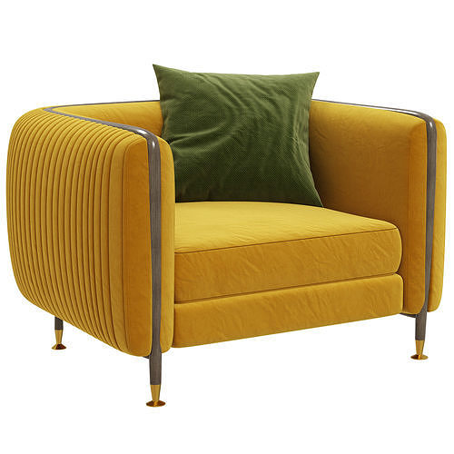 Barlow Armchair 3D model