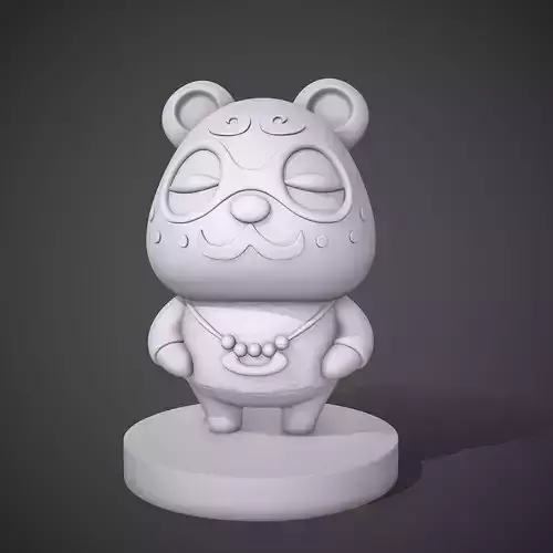 CLAY - BOLICHE - ANIMAL CROSSING HAMSTER 3D print model