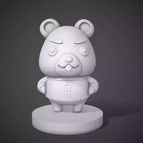 HAMPHREY - ARSENIO - ANIMAL CROSSING HAMSTER 3D print model