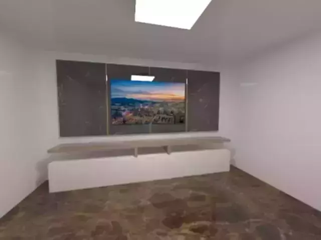 tv unit Low-poly 3D model