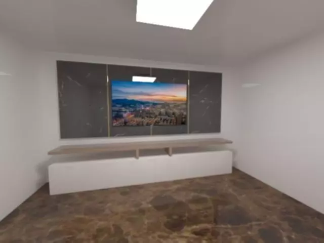 tv unit Low-poly 3D model