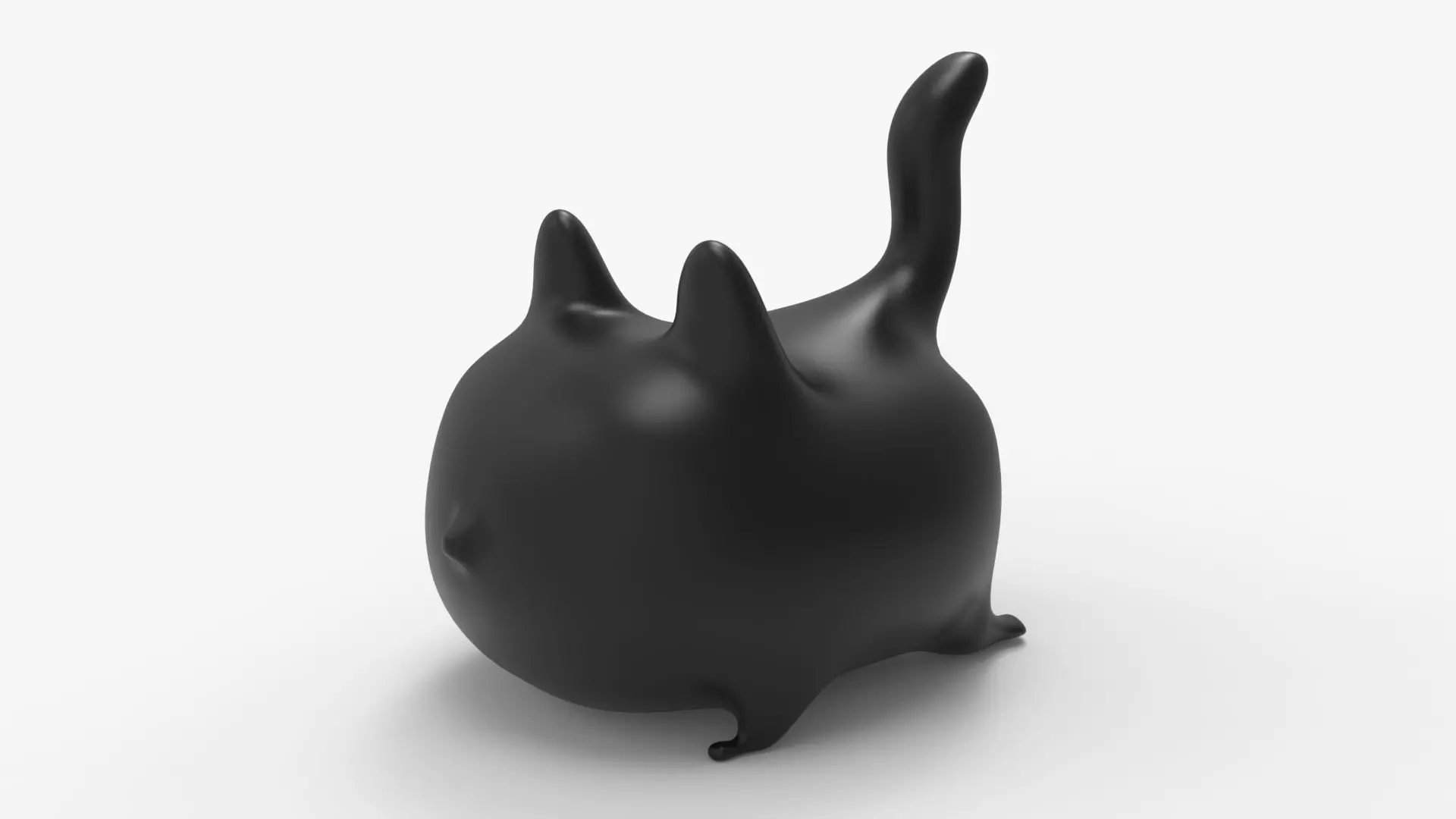 Fat cat 3D model