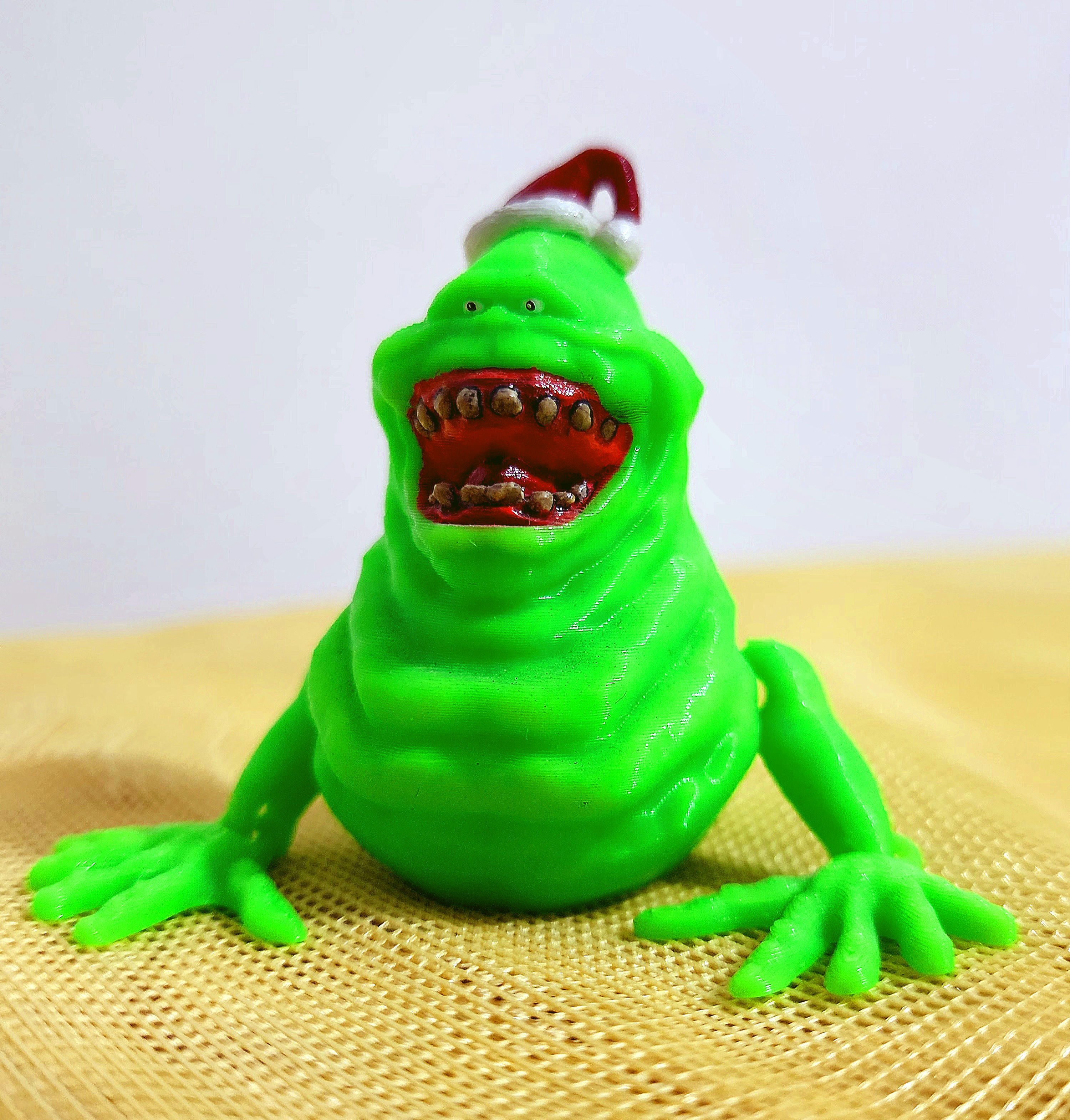 SLIMER CHRISTMAS GHOSTBUSTERS Free 3D print model_3