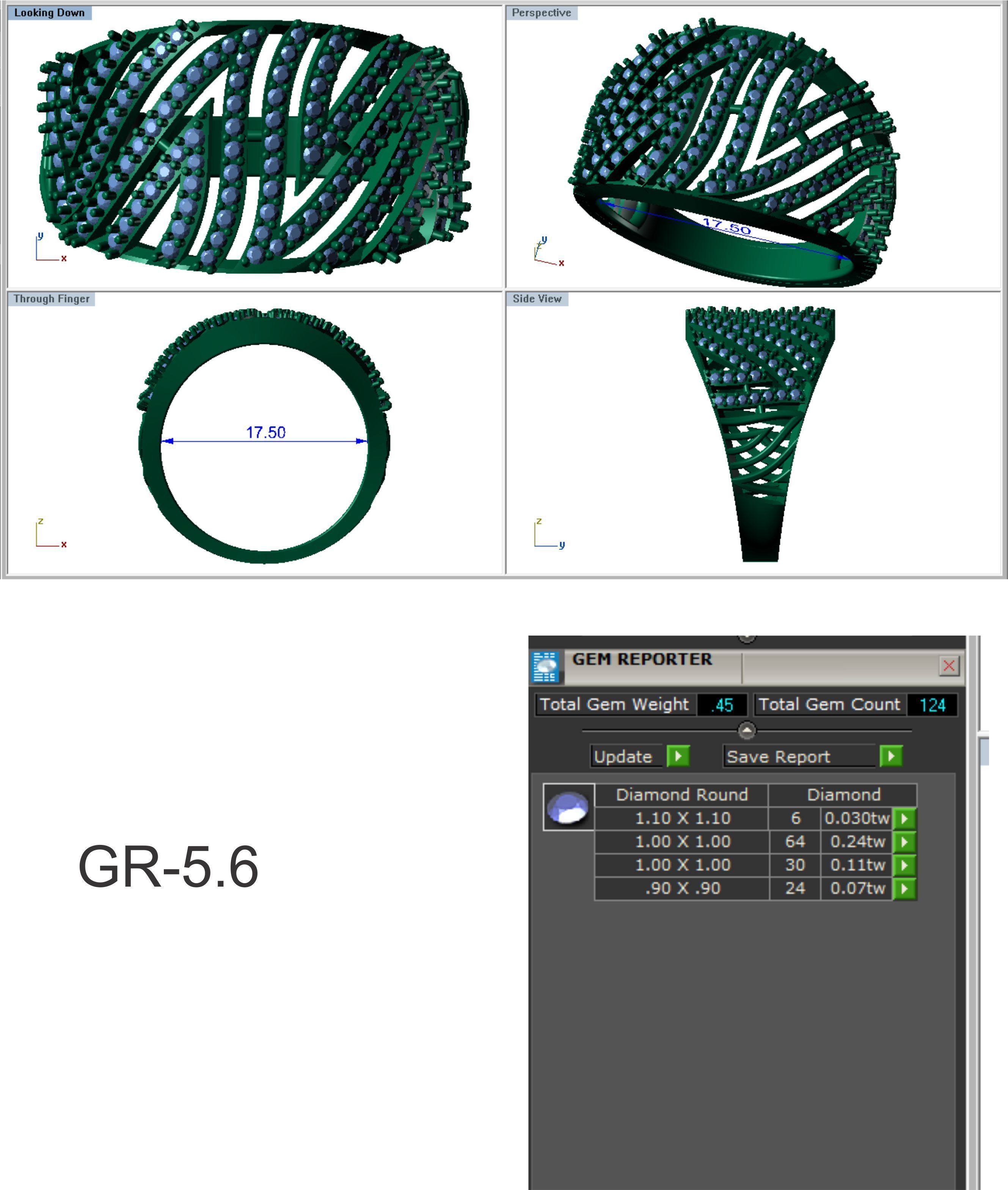 Ring - 282 3D print model_1