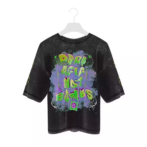 Streetwear  3D T-Shirt - Drop Acid Not Bombs 03 - Wolves Studio