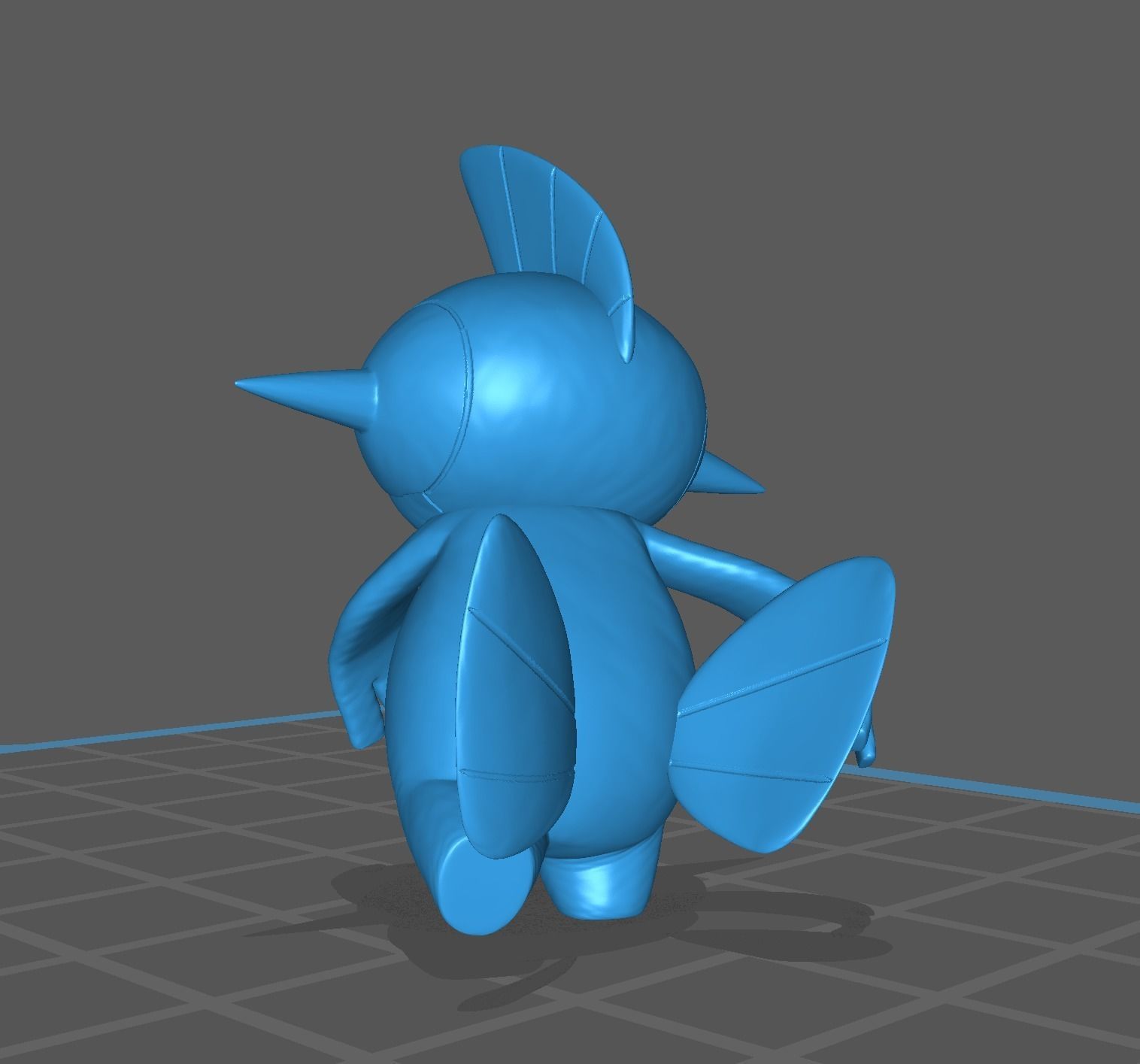 Marshtomp 3D print model pokemon character 3D print model_15