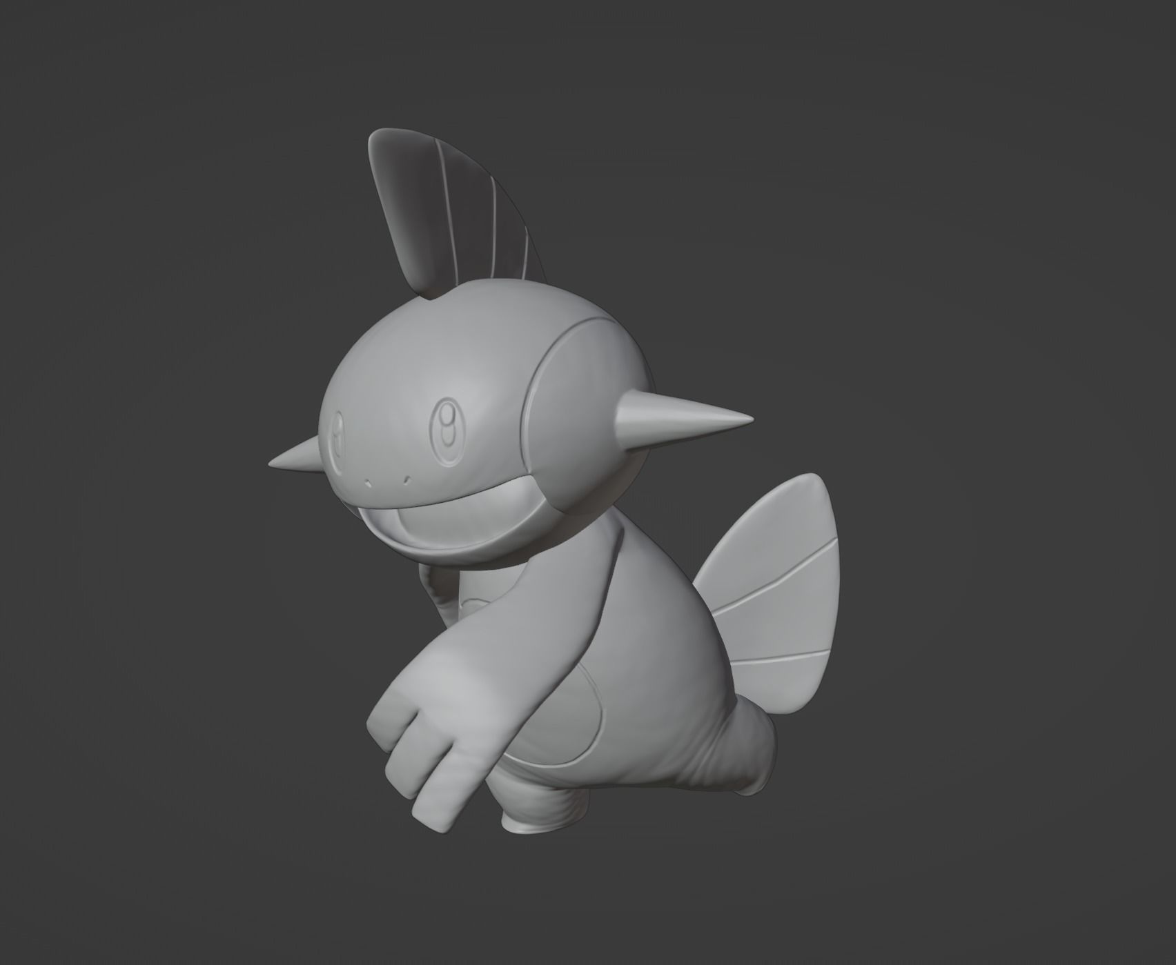 Marshtomp 3D print model pokemon character 3D print model_3