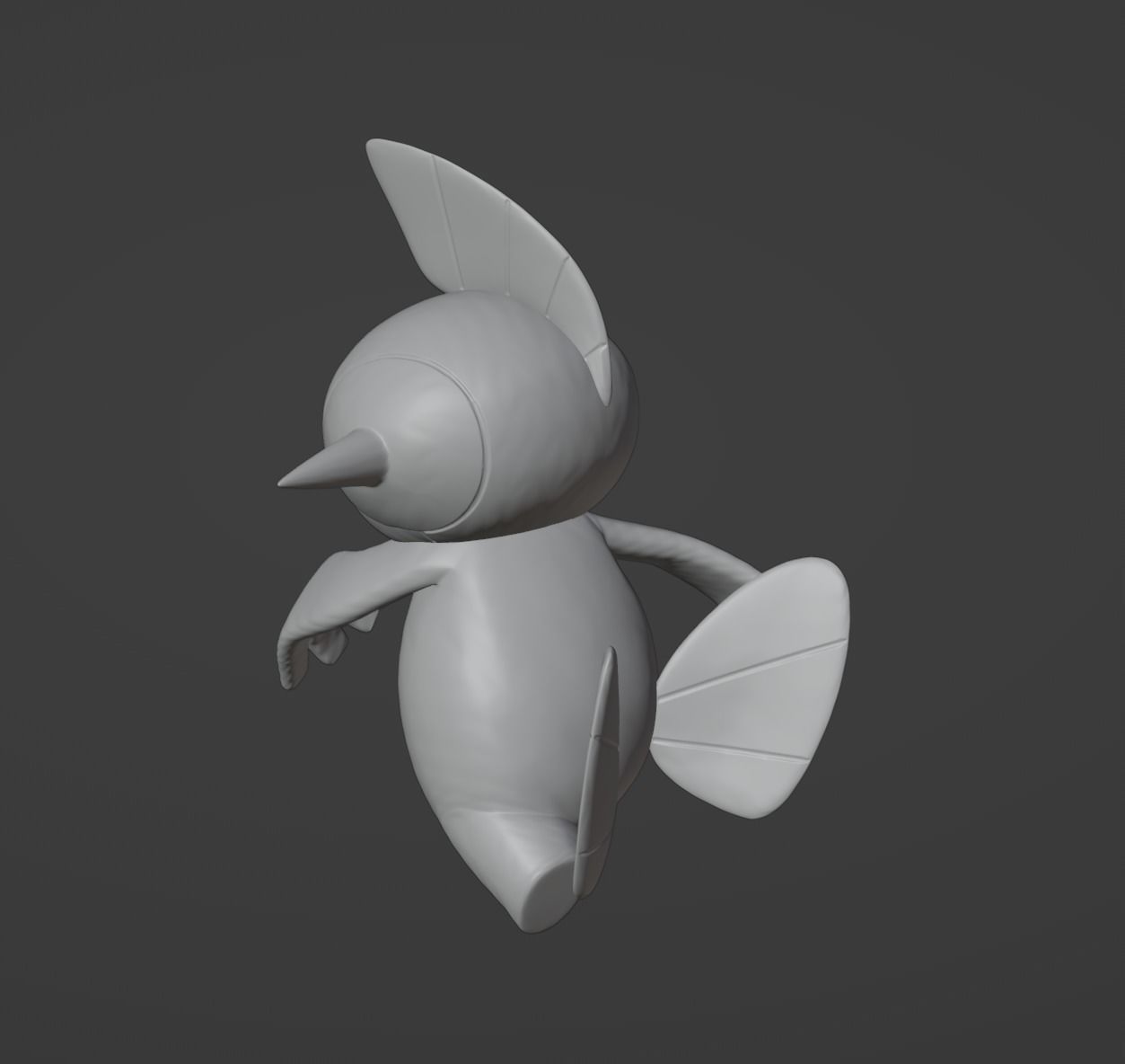 Marshtomp 3D print model pokemon character 3D print model_6