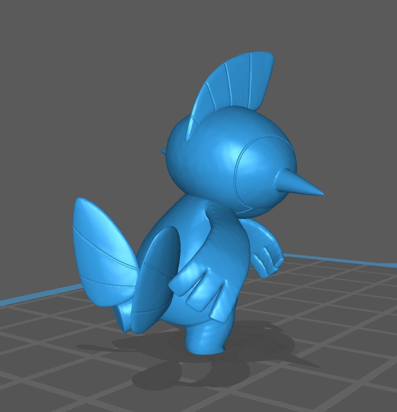 Marshtomp 3D print model pokemon character 3D print model_16
