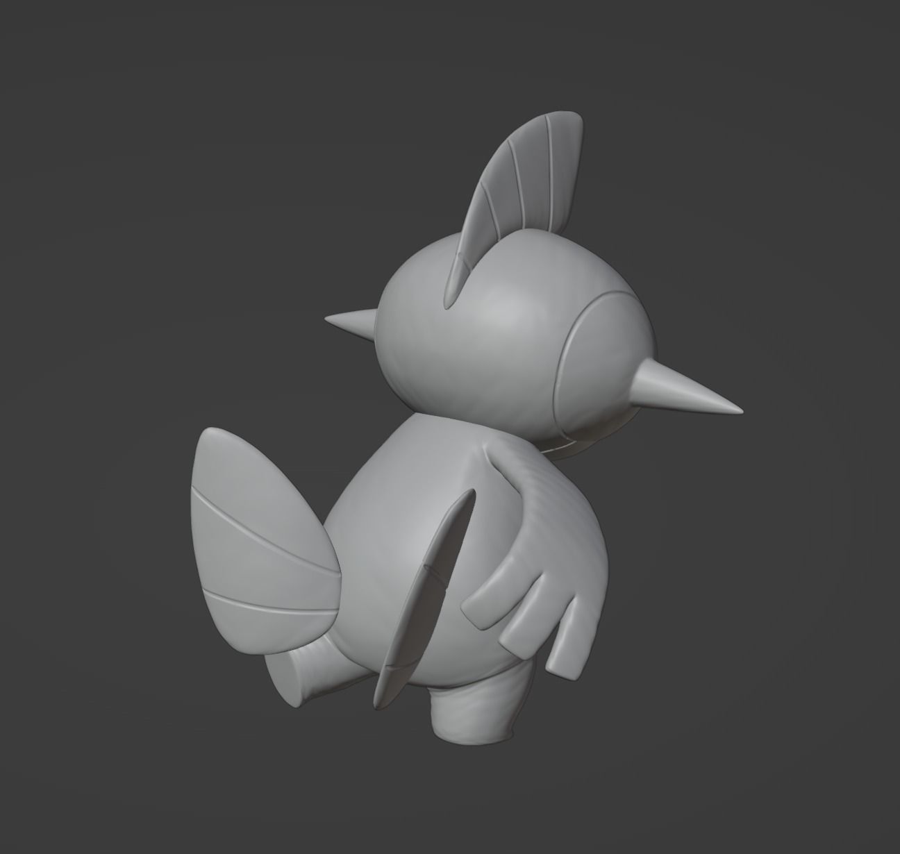 Marshtomp 3D print model pokemon character 3D print model_5