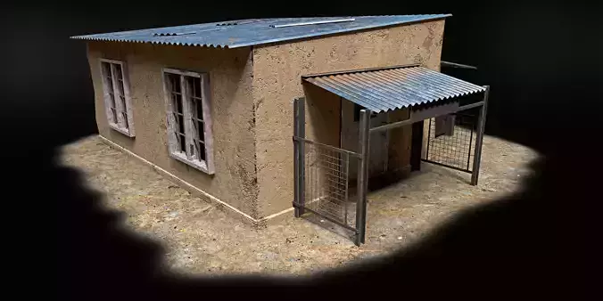 House Game Ready 1 building with metal roof