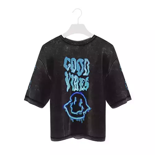 Streetwear  3D T-Shirt - Good Vibes - Wolves Studio