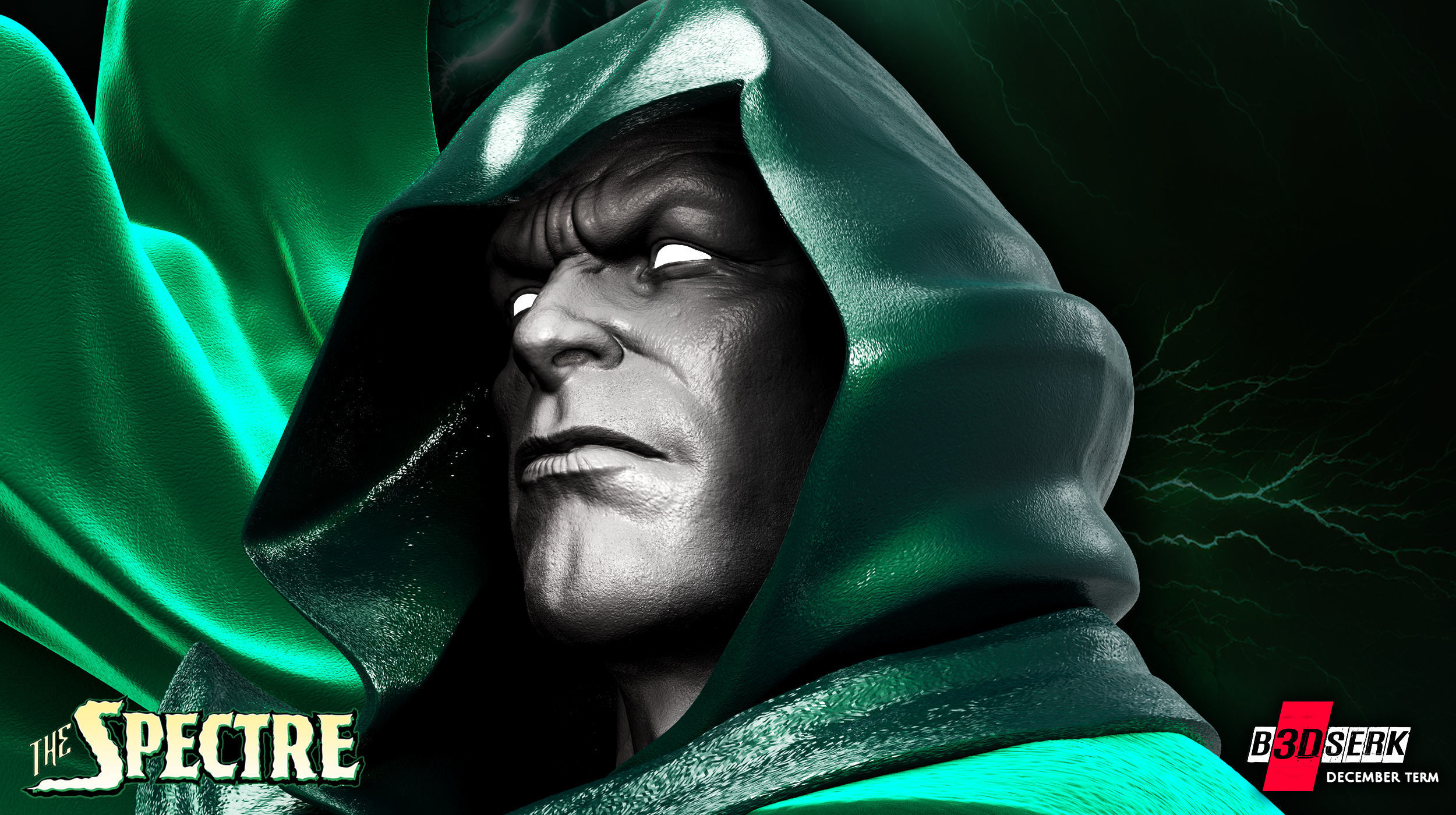 B3DSERK December term 2022 Spectre Sculpture ready for printing 3D print model_13