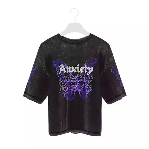 Streetwear 3D T-Shirt - Anxiety - Wolves Studio