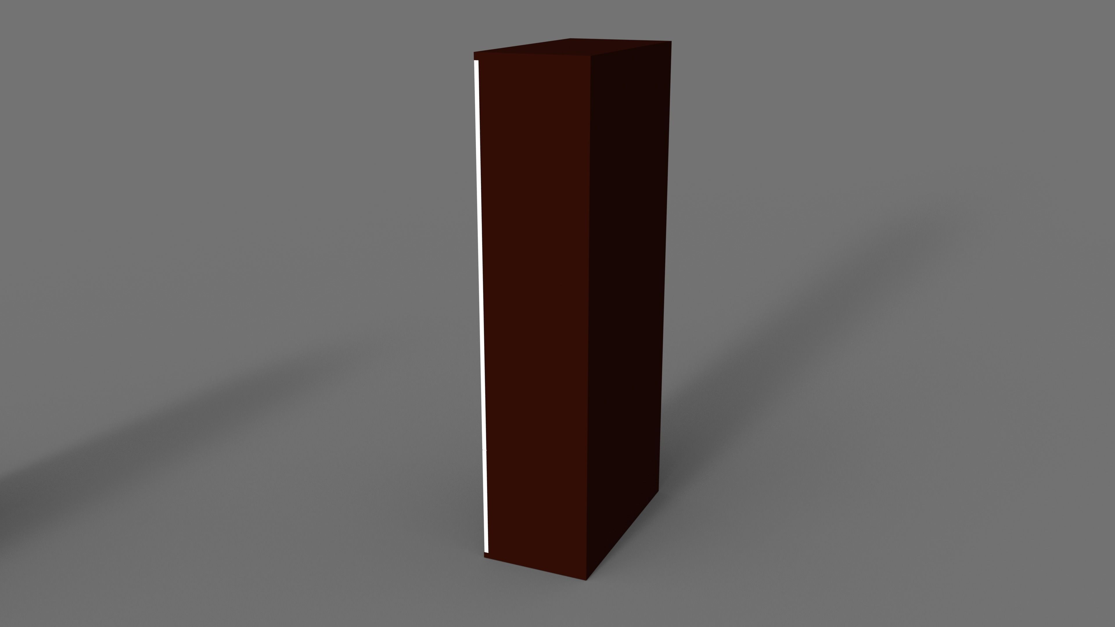 Wardrobe cabinet Free low-poly 3D model_3