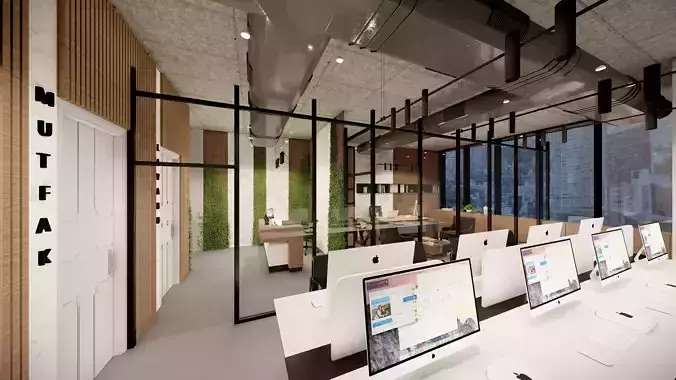 2 office projects are available 3D model