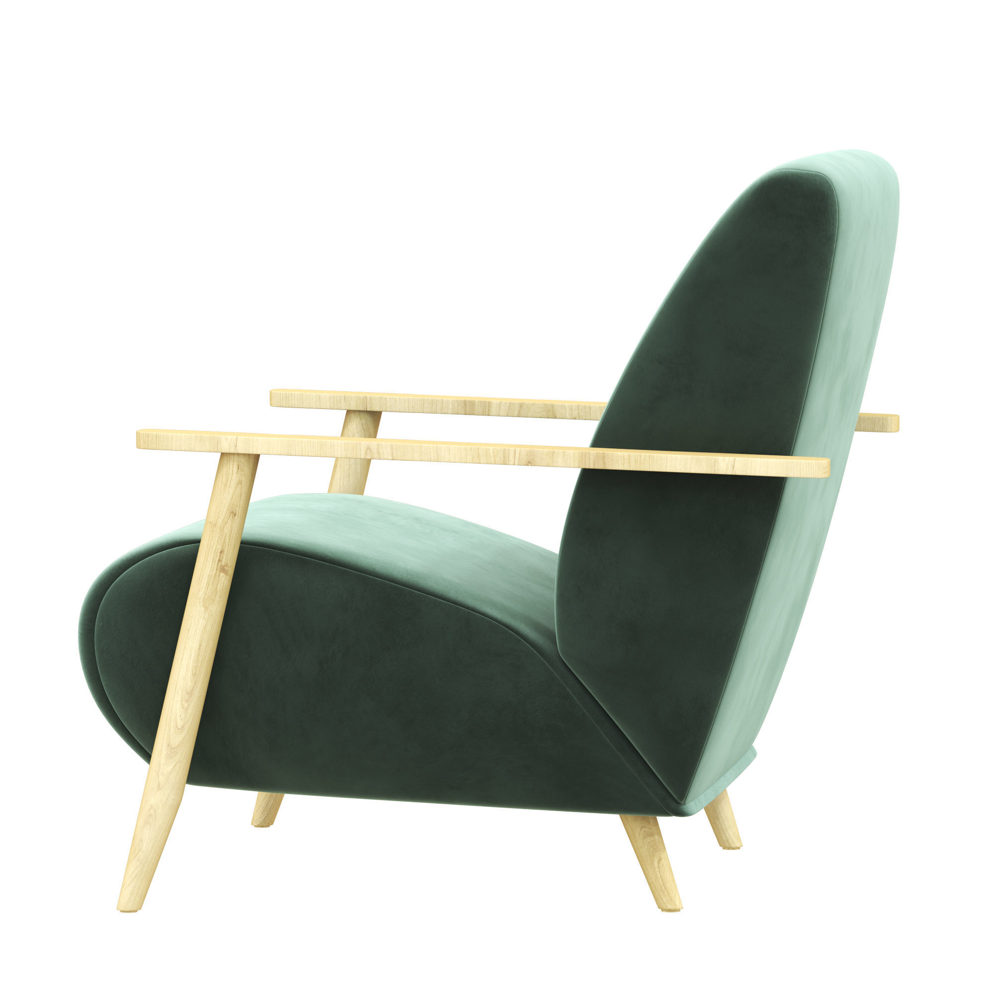 Marthan Armchair 3D model_3