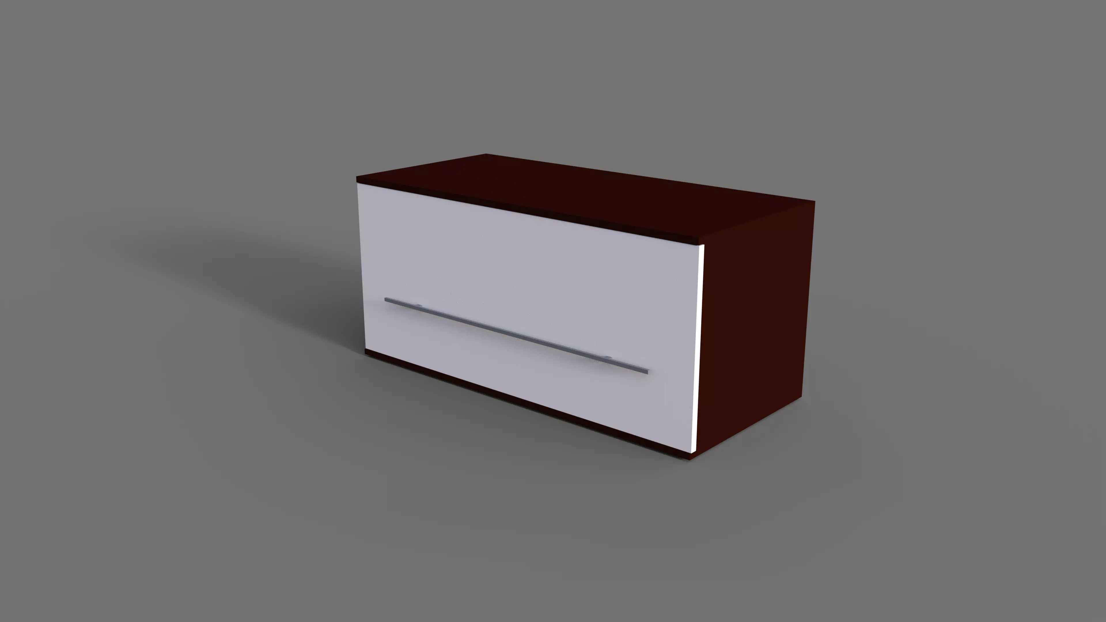 Small Wardrobe Free low-poly 3D model