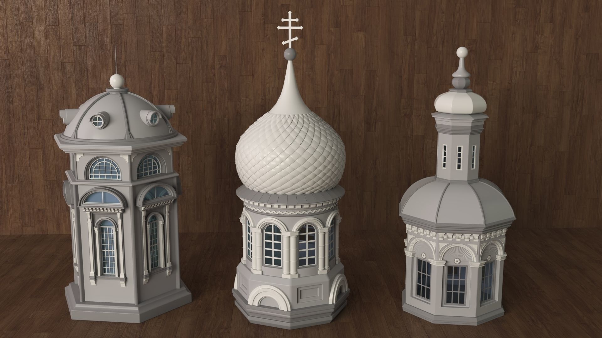Building Towers Collection 1 - 20 pieces 3D model_5