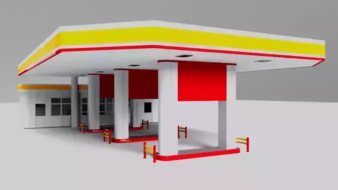 3D Gas Station