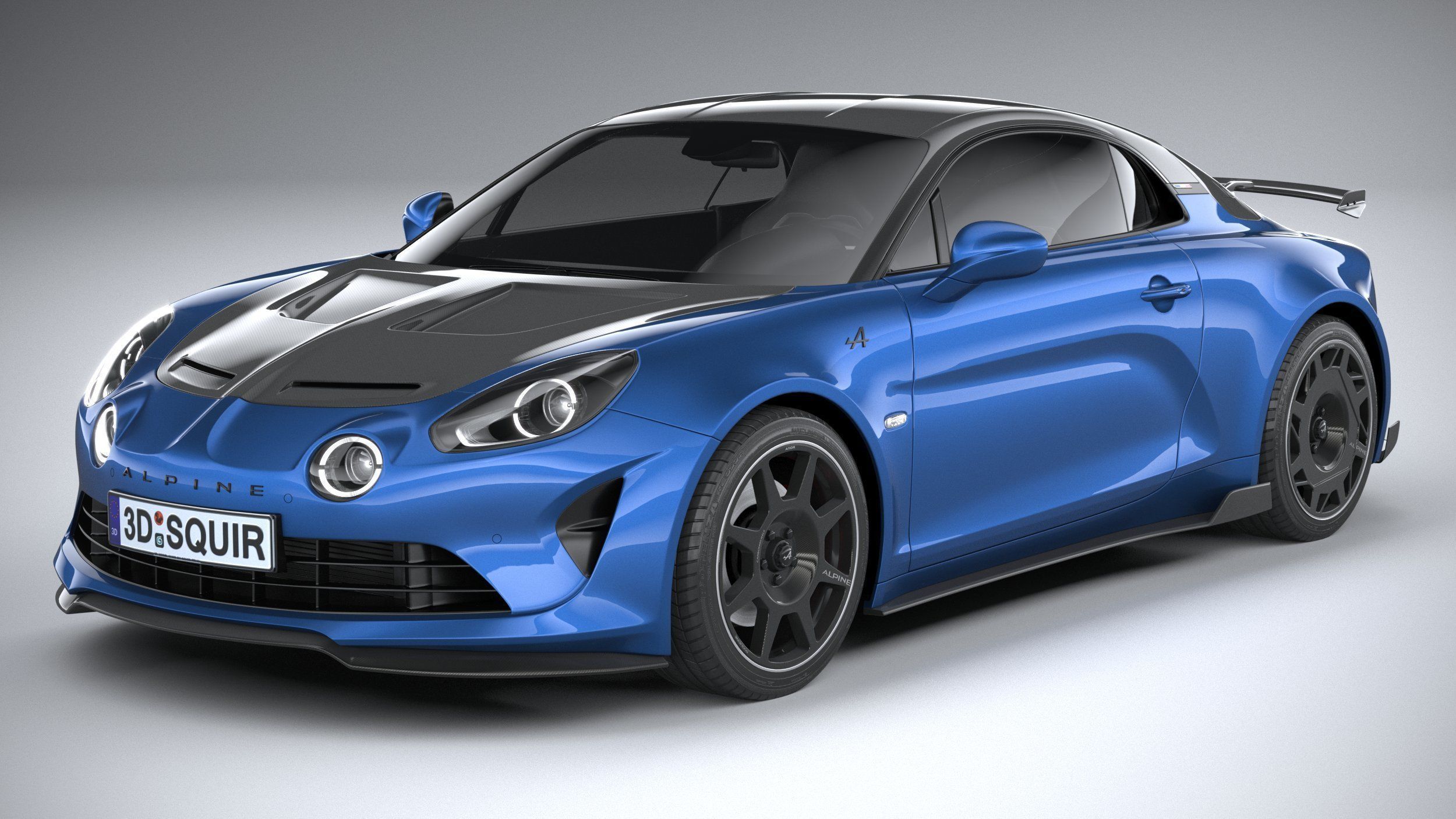 Alpine A110 R 2023 3D model_1
