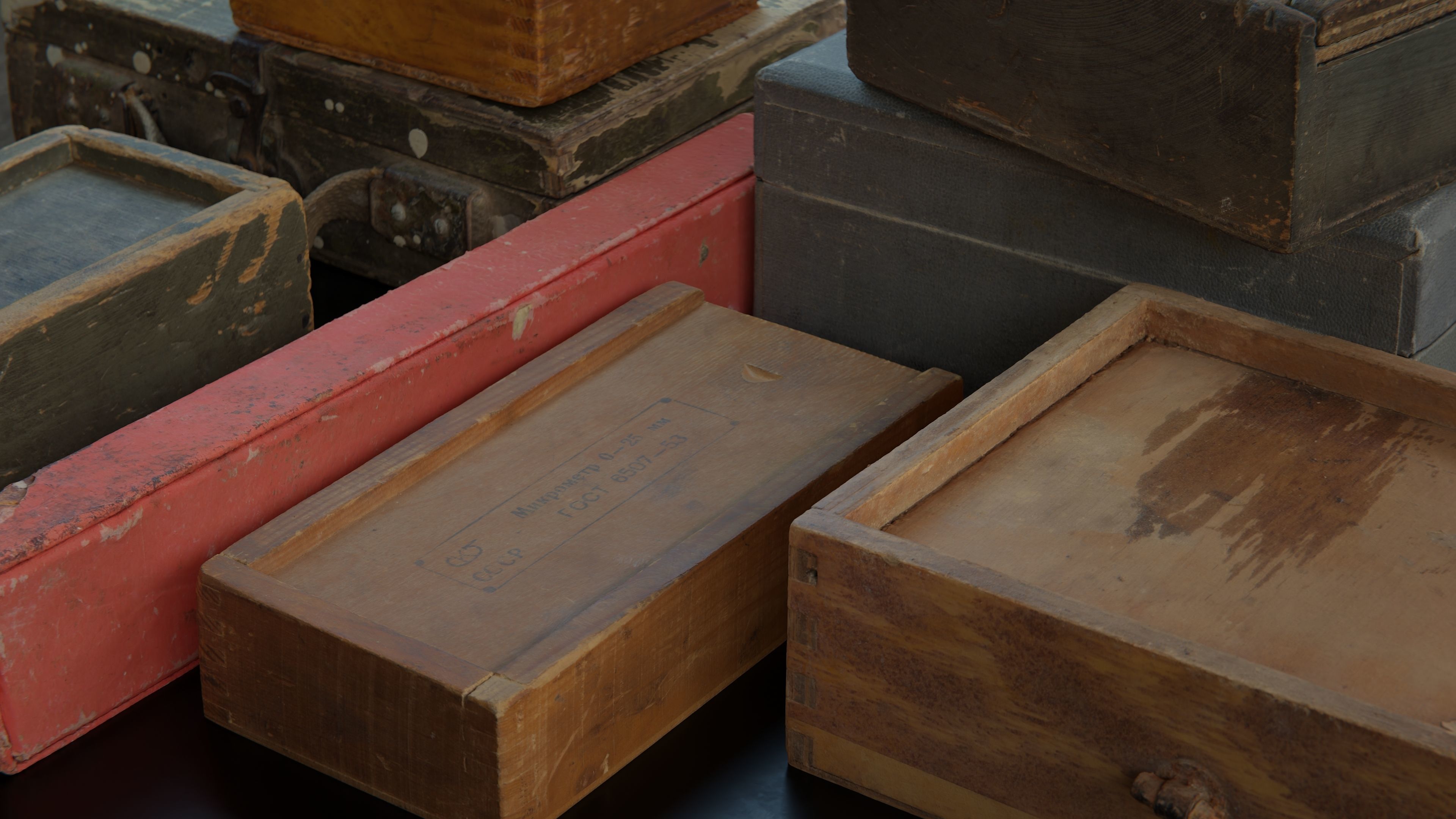 USCANS  Boxes  set 1 Low-poly 3D model_3