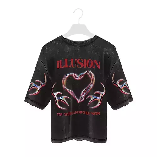 Streetwear 3D T-Shirt - Illusion 01 - Wolves Studio