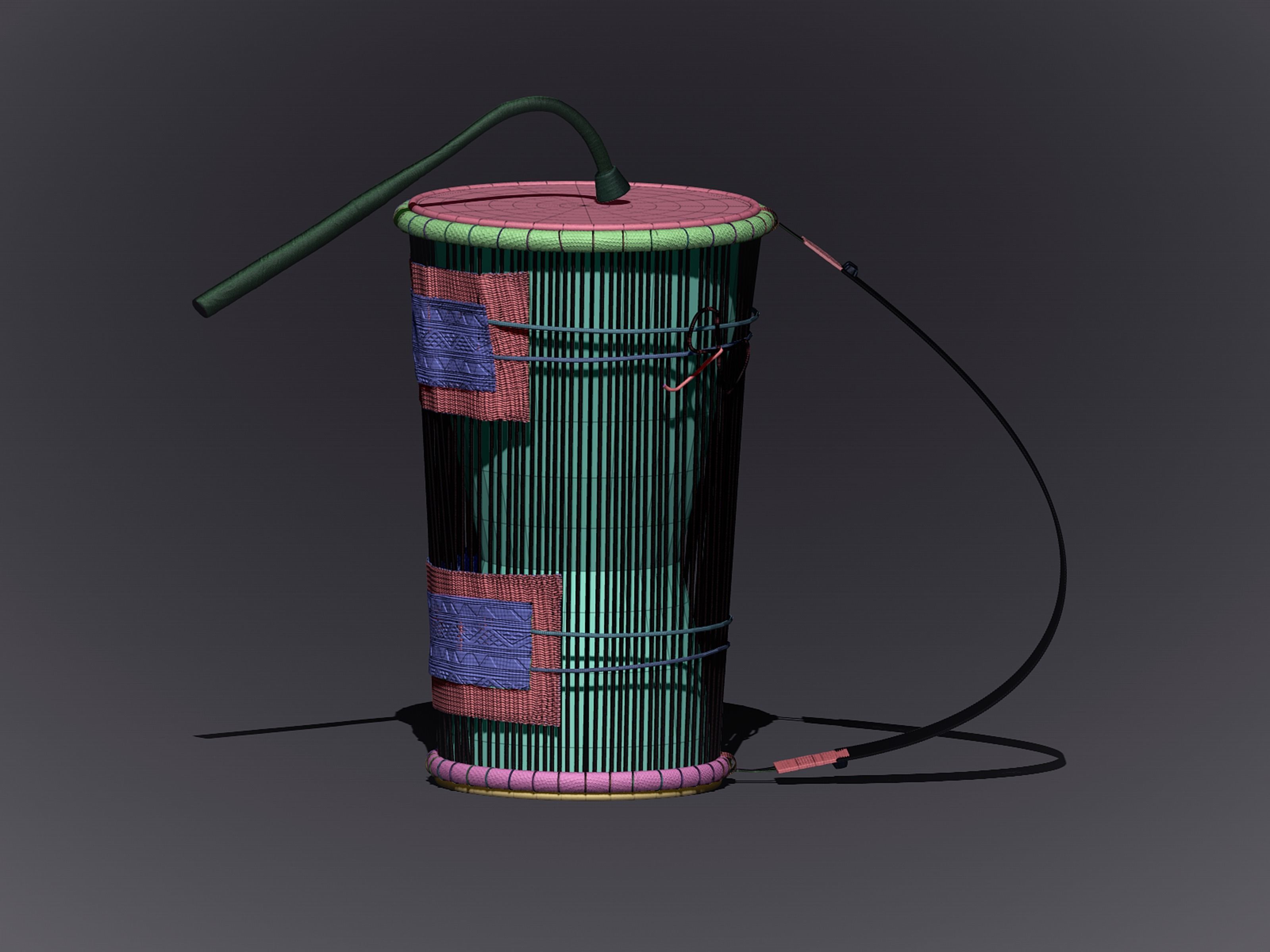 KALANGU The Talking Drum 3D print model_4