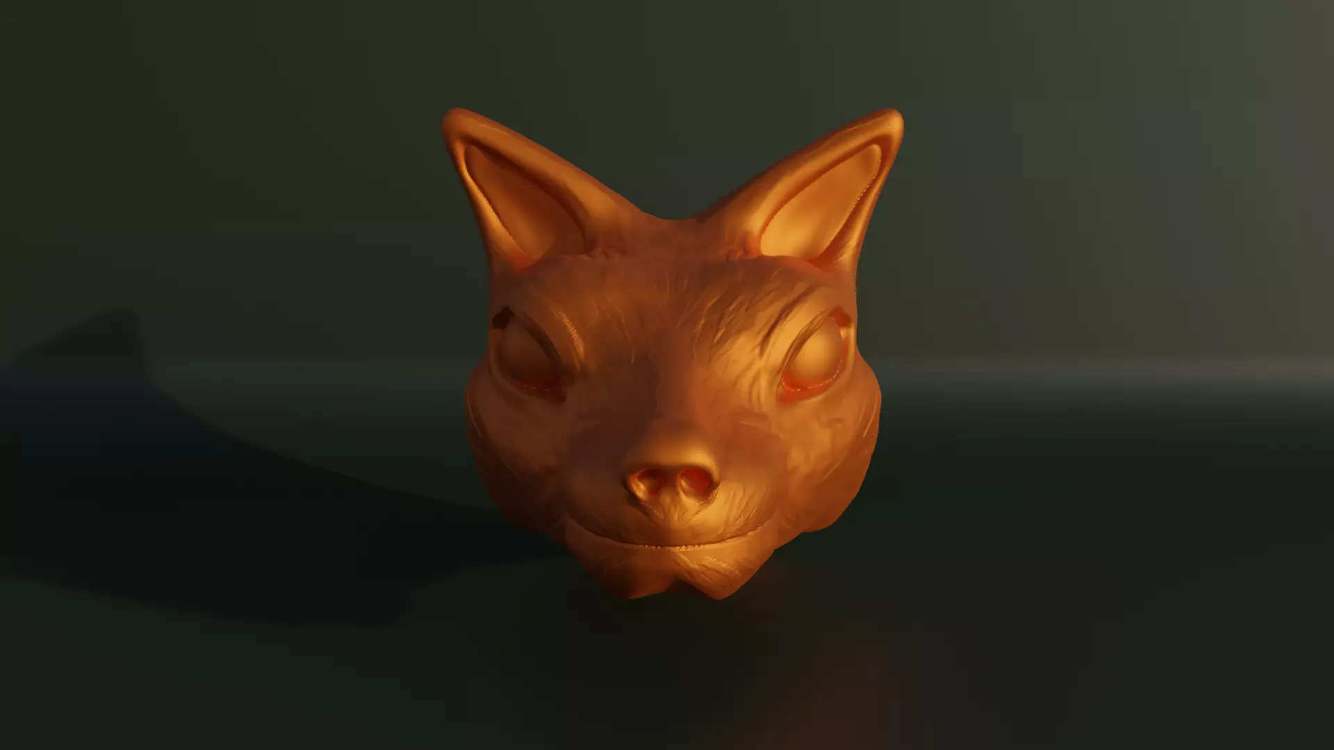 Fox Bust - Animal Bust 3D print model_0