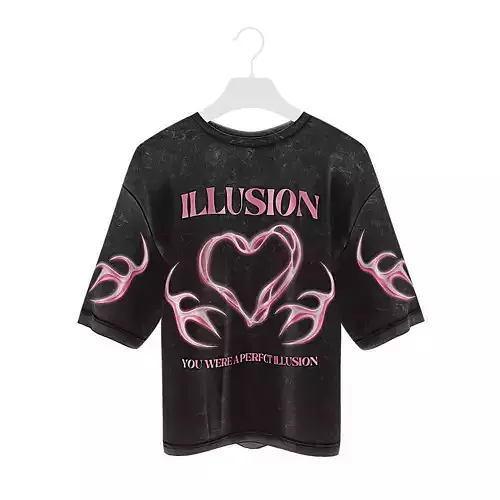 Streetwear 3D T-Shirt - Illusion 02 - Wolves Studio